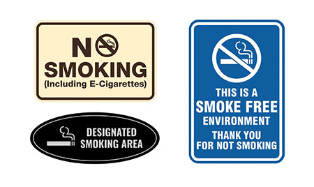 No Smoking Signs