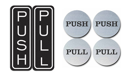 Push Pull Door Signs