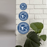 Circle Plus Children Must Be Supervised Wall or Door Sign | Safety Signs For Babies and Toddlers Daycare