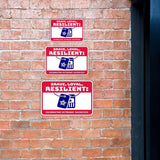 Classic Framed Plus Brave, Loyal, Resilient: Celebrating Veterans’ Sacrifices Door or Wall Sign | 2nd Amendment Protection