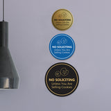 Circle No Soliciting Unless You Are Selling Cookies Wall or Door Sign