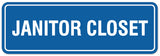 Signs ByLITA Standard Janitor Closet Sign - Easy Installation | Durable Wall or Door