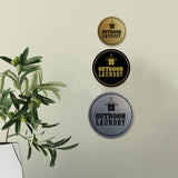 Signs ByLITA Circle Outdoor Laundry Wall or Door Sign