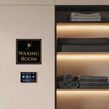 Square Plus Waxing Room — Wall or Door Sign | Treatment Room - Sign