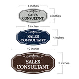 Signs ByLITA Victorian Sales Consultant Graphic Wall or Door Sign