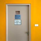 Classic Framed Plus For EV Charger Cord Door or Wall Sign | Miscellaneous Warning Signs
