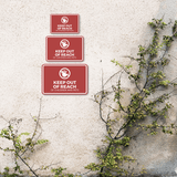 Classic Framed Plus Keep Out Of Reach Of Children And Pets Wall or Door Sign | Children Safety Sign