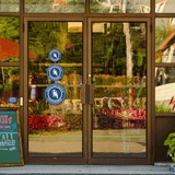 Circle Plus Seats For People With Children Wall or Door Sign | Safety Signs For Business
