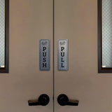 Signs ByLITA Vertical Push and Pull Door Signs (Coffee Beans) Door Sign