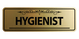 Signs ByLITA Standard Hygienist Tooth Graphic Dentist Office Decor Wall or Door Sign
