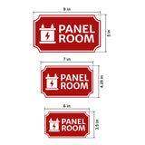 Notched Standard Panel Room Wall or Door Sign | Electrical - Commercial Safety & Facility Signs