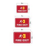 Classic Framed Plus Fire Exit Wall or Door Sign | Workplace Health and Safety