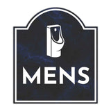 Mens (Restroom Vector)' Headstone ? Wall/Door Restroom & Hygiene Sign