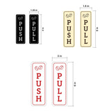 Signs ByLITA Vertical Push and Pull Door Signs (Coffee Beans) Door Sign