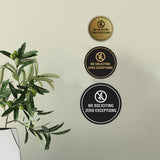 Circle No Soliciting Zero Exceptions Wall or Door Sign