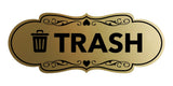 Signs ByLITA Designer Trash Wall or Door Sign