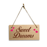 Signs ByLITA Home Room Signs 5x10 Hanging Plus Wall or Door Sign | Home Room Signage Décor
