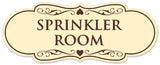 Signs ByLITA Designer Sprinkler Room Sign - Easy Installation | Durable Wall or Door Sign