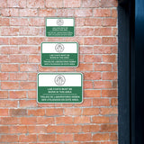 Classic Framed Plus Lab Coats Must Be Worn In This Area Wall or Door Sign | Bilingual Spanish and English Workplace Business Signage