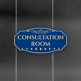 Victorian Plus Consultation Room Wall or Door Sign | Legal and Courtroom Decoration