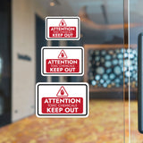 Classic Framed Plus Attention Toxic Chemicals Keep Out Door or Wall Sign | Workplace Health and Safety Warning Signage