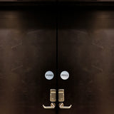 2" Round Push Pull Door Signs (Multipacks)