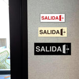 Signs ByLITA Basic Salida Wall or Door Sign