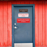 Signs ByLITA Standard Esta Puerta debe mantenerse abierta durante el horario de trabajo Wall or Door Sign | Spanish Workplace Business Direction Signs