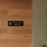 Standard Plus Spray Tan Room — Wall or Door Sign | Treatment Room - Sign
