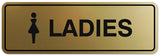 Signs ByLITA Standard Ladies Figurine Sign - Easy Installation | Durable Wall or Door