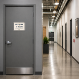 Classic Framed Plus Network & IT Room — Authorized Personnel Only — Wall or Door Sign | Specialist Room - Sign