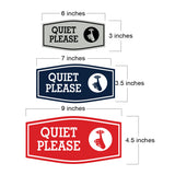 Signs ByLITA Fancy Quiet Please Wall or Door Sign