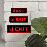 Standard Plus Exit Wall or Door Sign | Public Spaces Signage