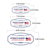 Victorian Plus Veteran's Journey: A Proud Legacy Wall or Door Sign| Easy Installation | Disclaimer Waiver Notice