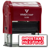 All Quality Important Meeting Agenda Planning Stamps