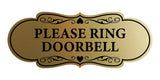 Signs ByLITA Designer Please Ring Doorbell Wall or Door Sign
