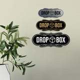 Designer Drop Box Wall or Door Sign