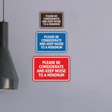 Signs ByLITA Classic Framed, Please Be Considerate and Keep Noise to a Minimum Wall or Door Sign (Multipacks)