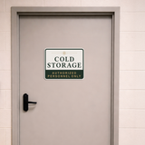 Classic Framed Plus Cold Storage — Authorized Personnel Only — Wall or Door Sign | Specialist Room - Sign