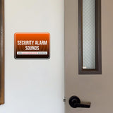 Classic Framed Plus Security Alarm Sounds When Unauthorized Entry is Detected Door or Wall Sign | Surveillance & Alarm Systems