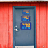 Classic Framed Plus Credit Is Like Sex Some Get It, Some Don't Wall or Door Sign | Funny Naughty Decor