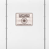 Classic Framed Plus Captain's Quarters Authorized Personnel Only Door or Wall Sign | Boats & Yachts Signage