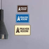Classic Framed Prayer Room Wall or Door Sign