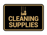 Signs ByLITA Classic Framed Cleaning Supplies Wall or Door Sign