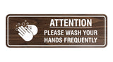 Standard Attention Please Wash Your Hands Sign