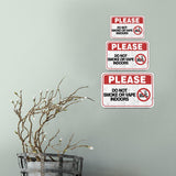 Classic Framed Plus Please Do Not Smoke Or Vape Indoors Door or Wall Sign | Public Notice Signs