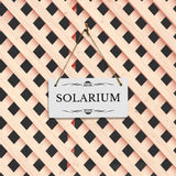 Solarium 5x10 Hanging Plus Wall or Door Sign | Rustic Twine | Range of Vibrant Decor Styles | Room Signs For Home and Business