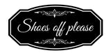 Victorian Shoes Off Please Wall or Door Sign