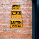 Classic Framed Plus Strong Magnetic Field – Keep Metallic Objects Away Door or Wall Sign | Miscellaneous Warning Signs - Industrial & Construction