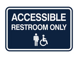 Signs ByLITA Classic Framed Accessible Restroom Wall or Door Sign